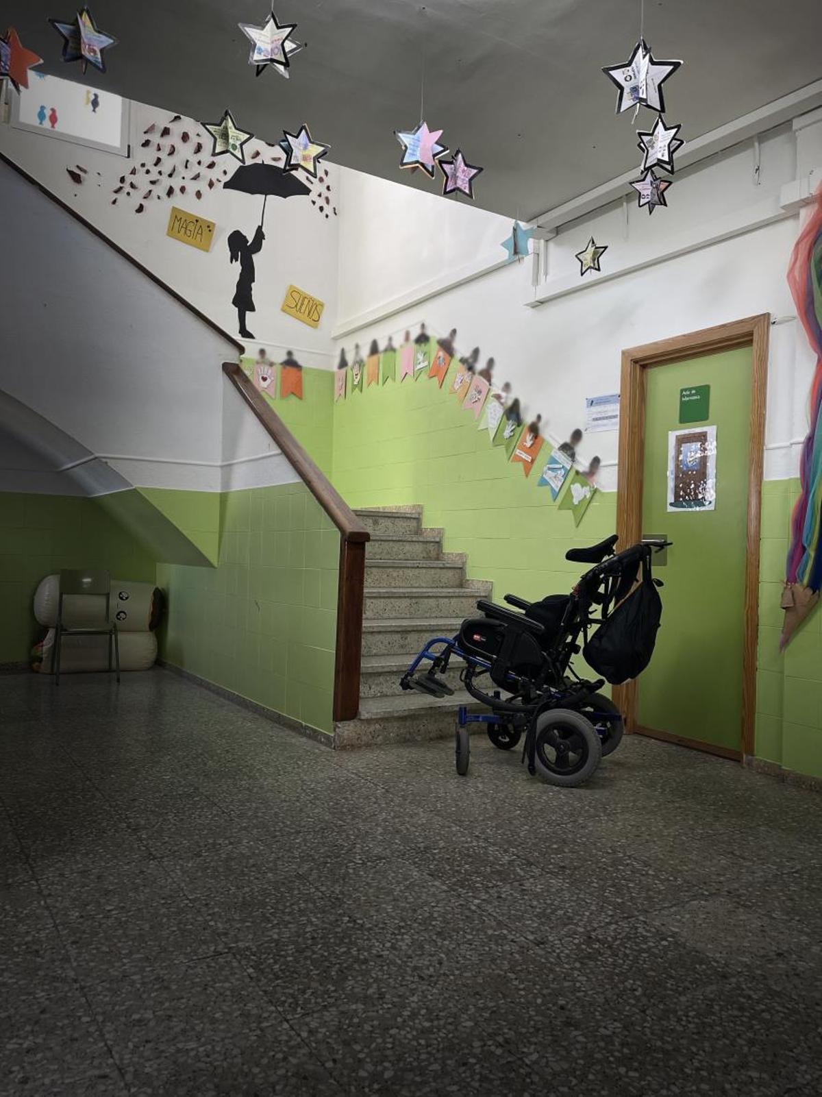 Fotografía ganadora: 'Inclusión excluyente 1', tomada en el CEIP Ribera del Marco de Cáceres.
