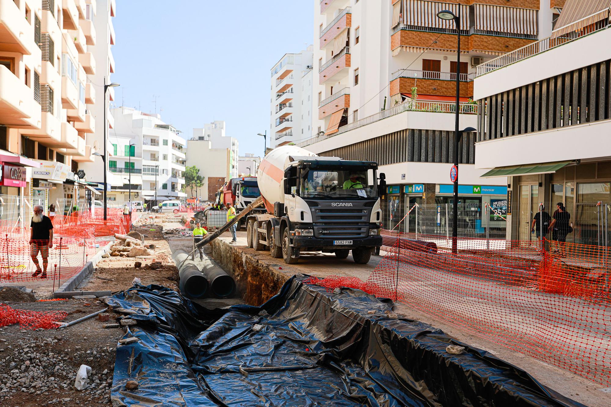 Avanzan los trabajos en la segunda fase de las obras de Isidor Macabich en Ibiza