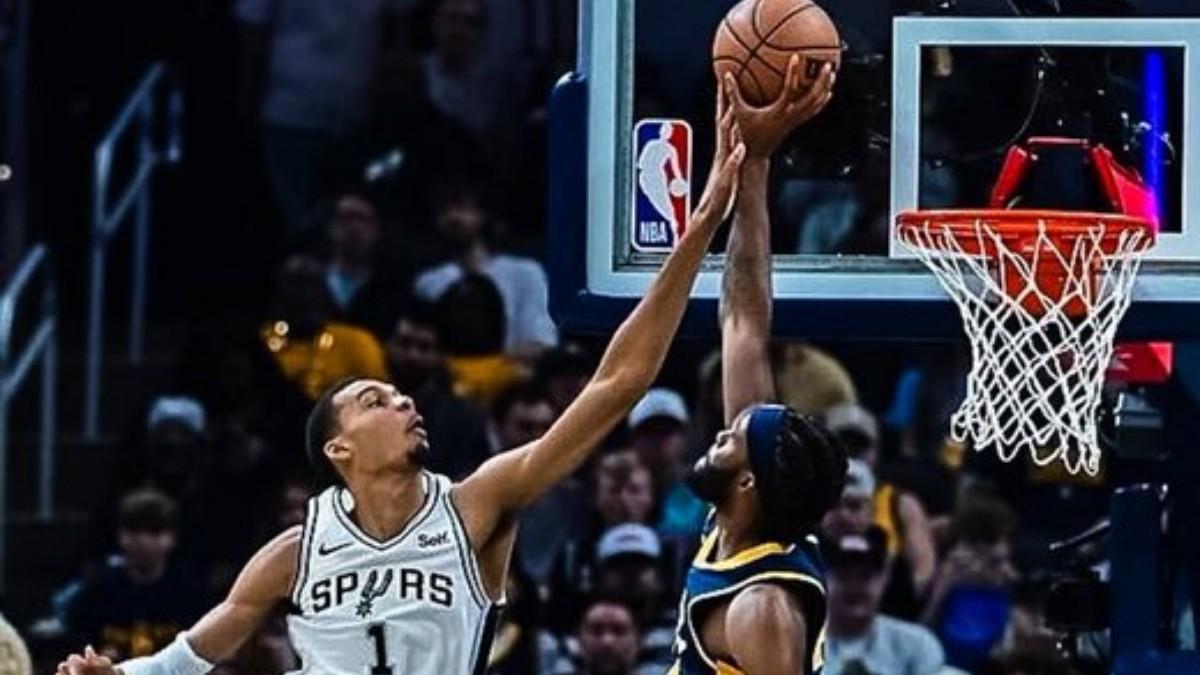 El tapón de Jackson a Wembanyama