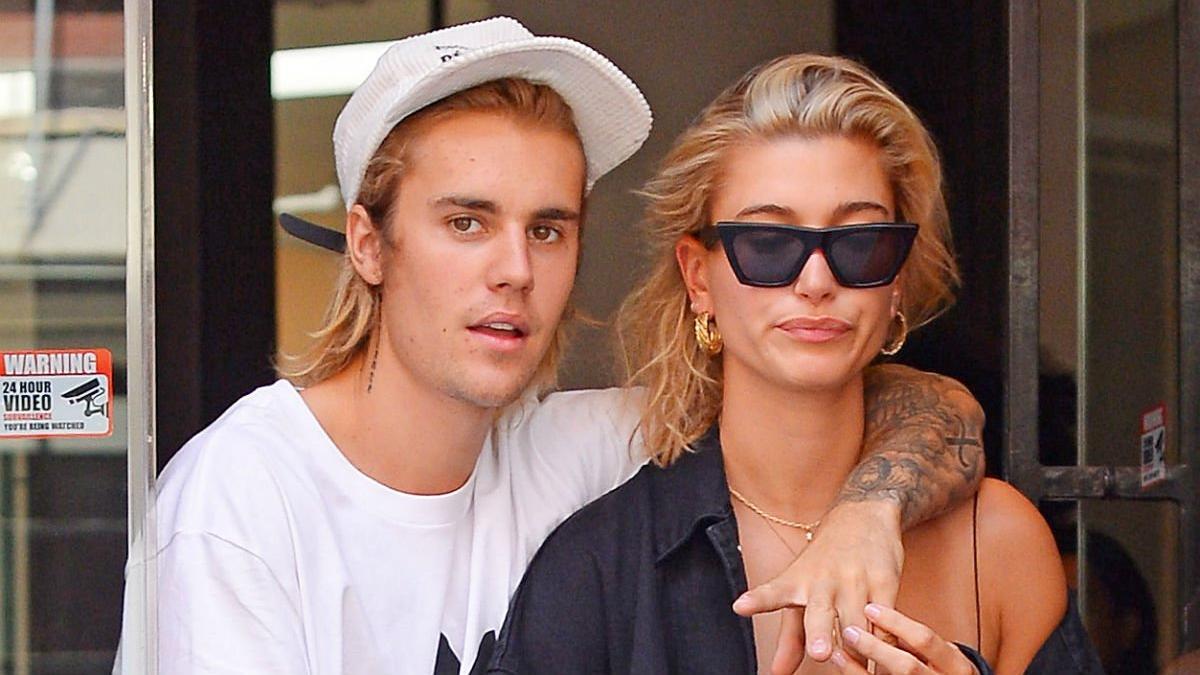 Justin Bieber y Hailey Baldwin, en julio del año pasado, en Nueva York.