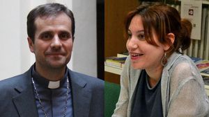 L’exbisbe de Solsona Xavier Novell es casa amb la seva nòvia Sílvia Caballol a Súria