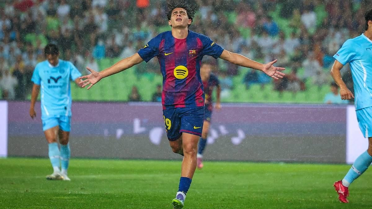 Toni Fernández celebra su gol ante el FC Seoul