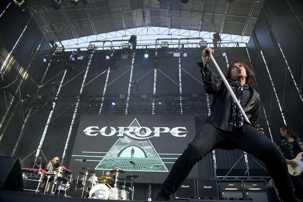 Actuación de Europe en la segunda jornada del Rock Imperium Festival