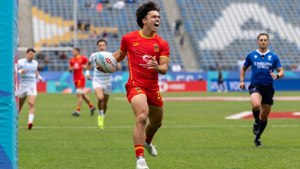 La selección española de rugby 7 se ha clasificado para la final de las Series Mundiales