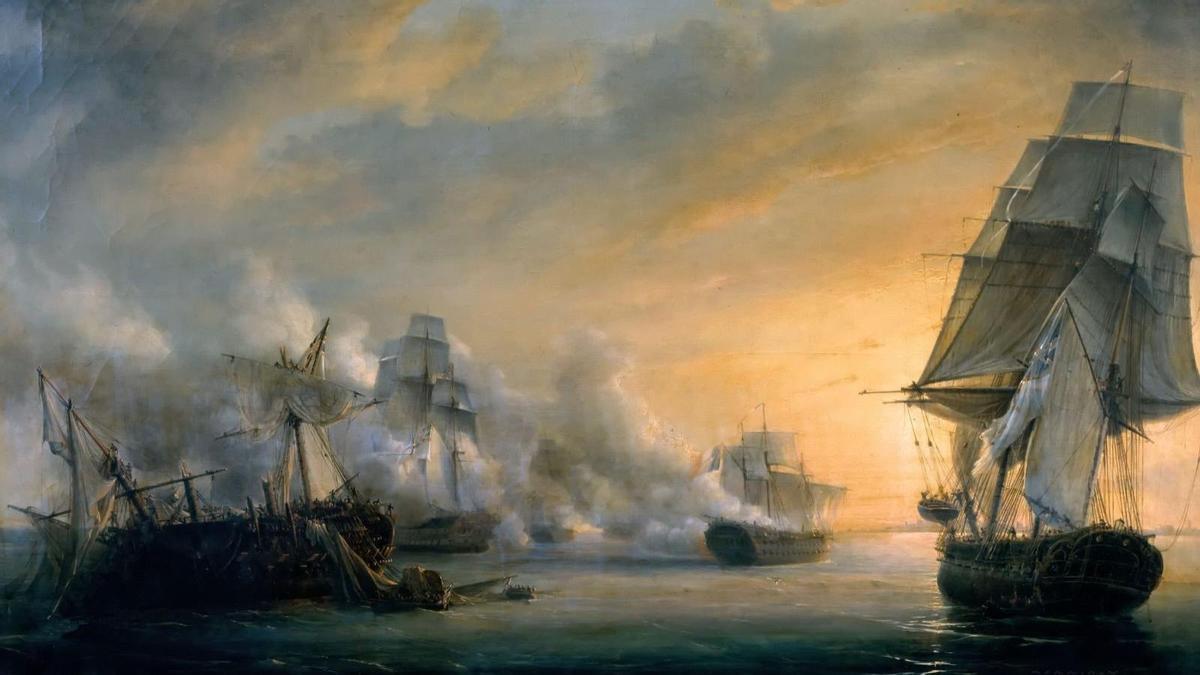 «Combat du Formidable», obra de Pierre-Julien Gilbert.