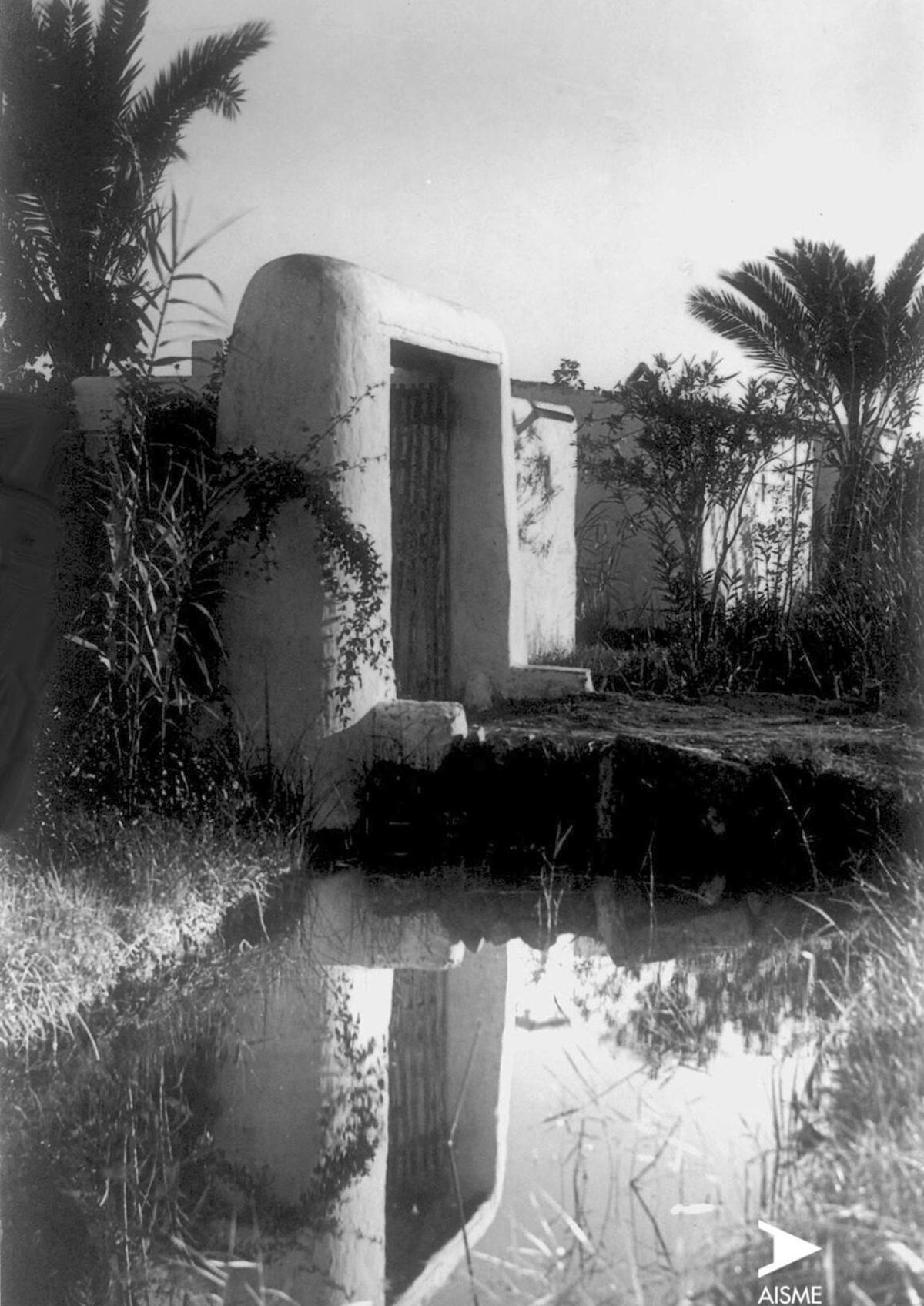 Portal de feixa i pontet al Prat de ses Monges. Anys 30. / DOMINGO VIÑETS