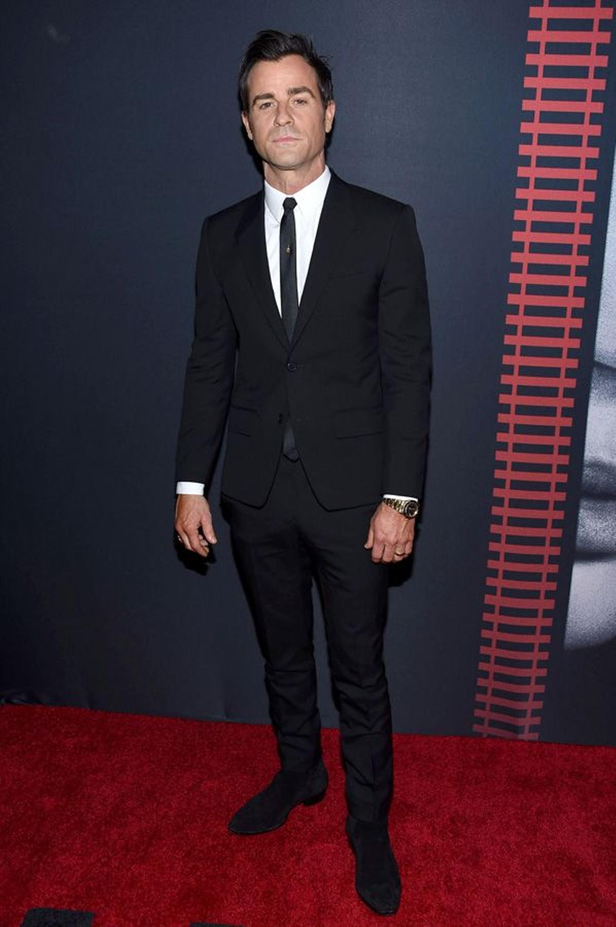 Justin Theroux en el estreno de 'La chica del tren' en Nueva York