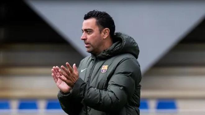 Xavi volvió a dirigir el entrenamiento del Barça