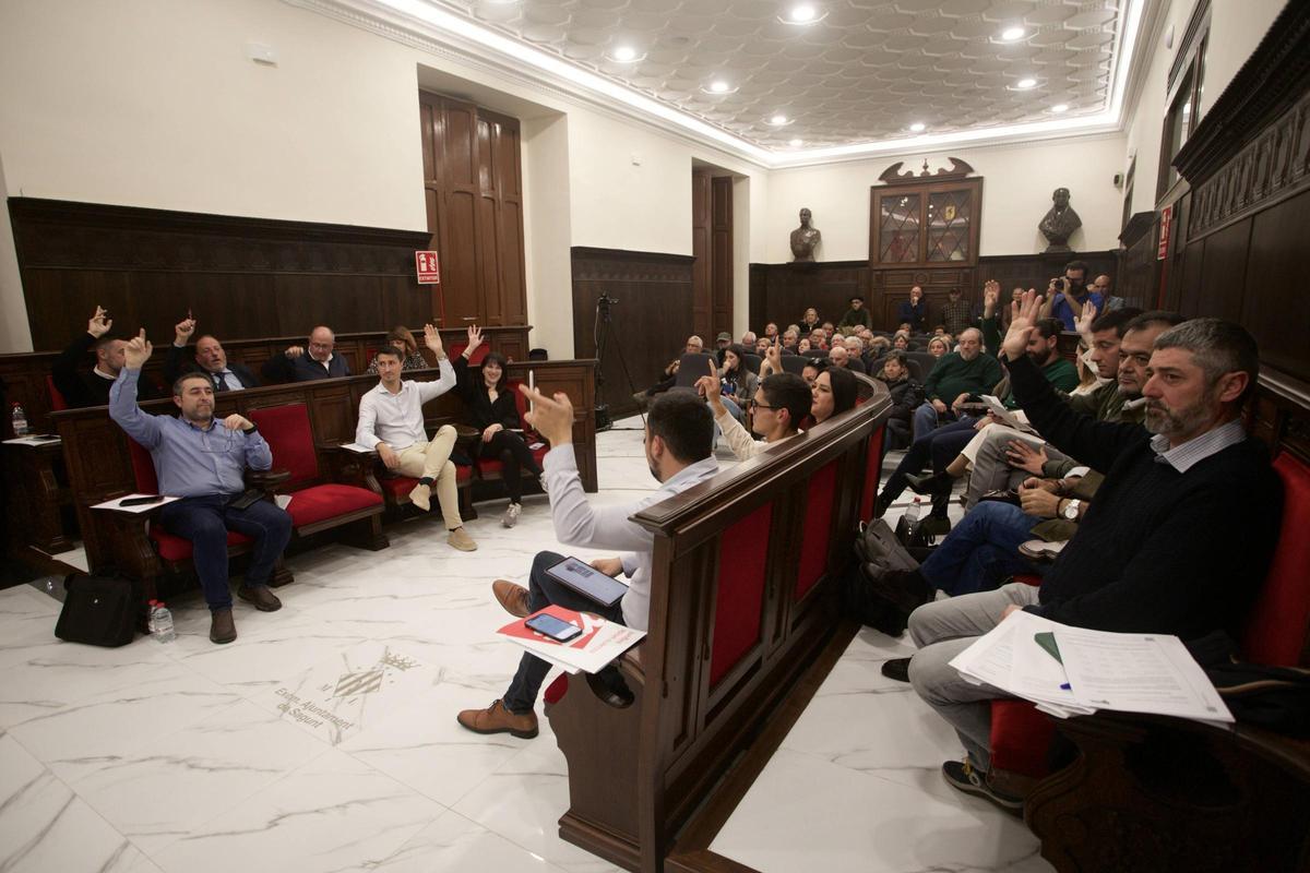 Otro momento del pleno.