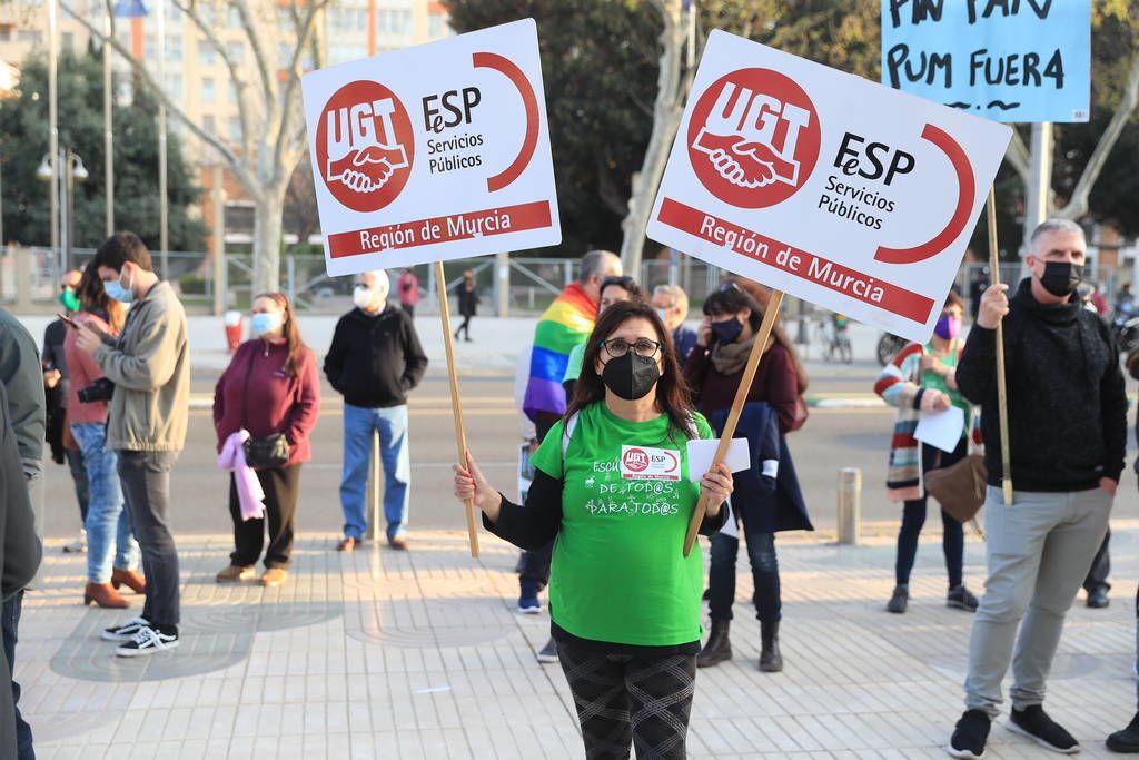 Protesta de la Marea Verde en Cartagena