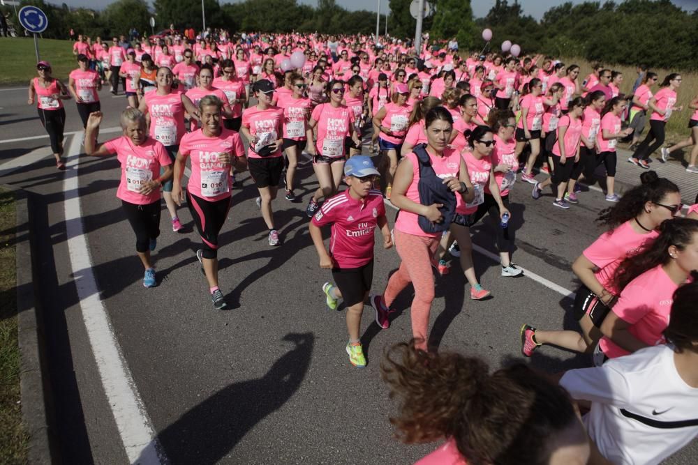 Carrera de la mujer en la zona este de Gijón.