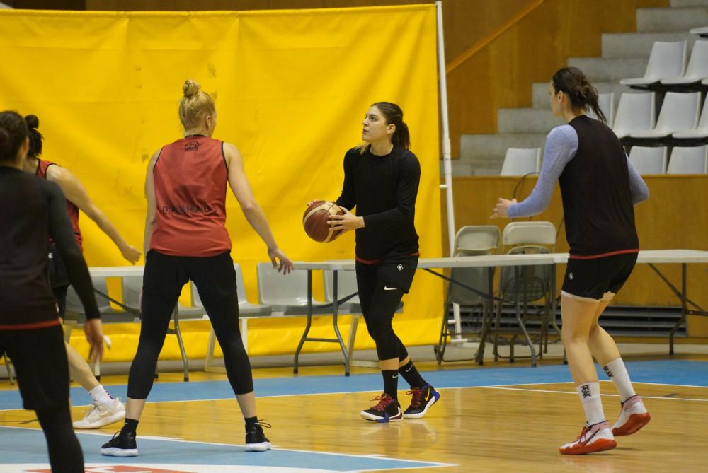 «Media Day» de l'Spar Citylift Girona abans de la Copa de la Reina