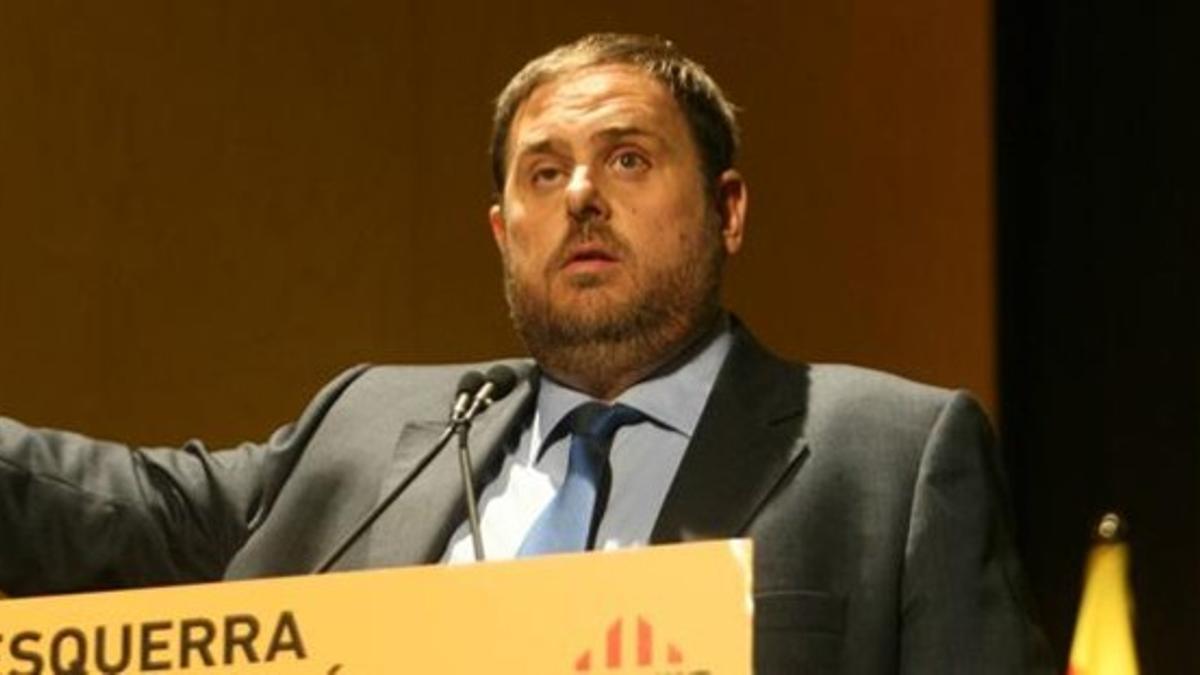 El presidente de ERC, Oriol Junqueras.