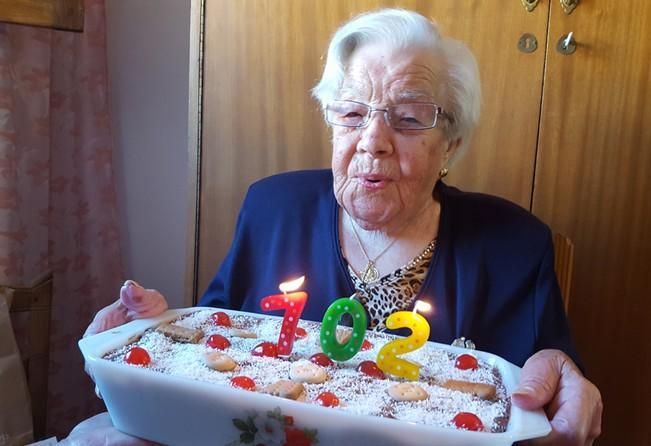 Lolita Rodríguez cumple 102 años en Teror