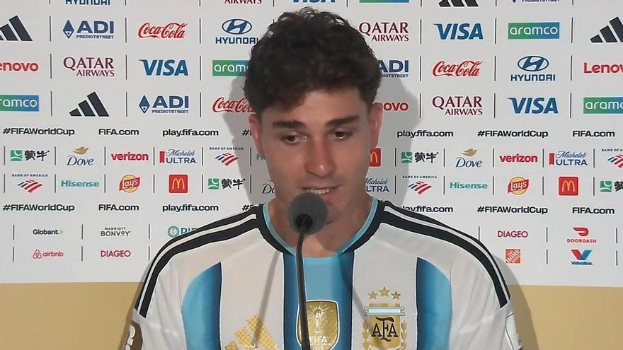 Julián Álvarez: "Siempre sacamos algo más luchando hasta el final"