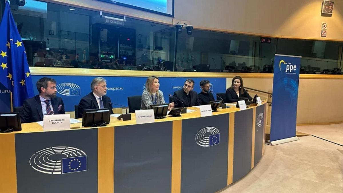 Presentación de la Semana Santa de Plasencia en Bruselas.