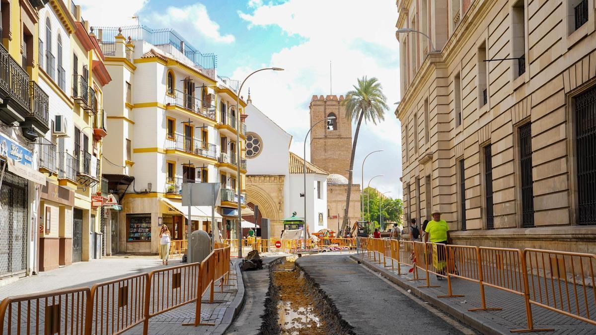 VÍDEO | Así avanzan las obras del tranvibús en el centro de Sevilla