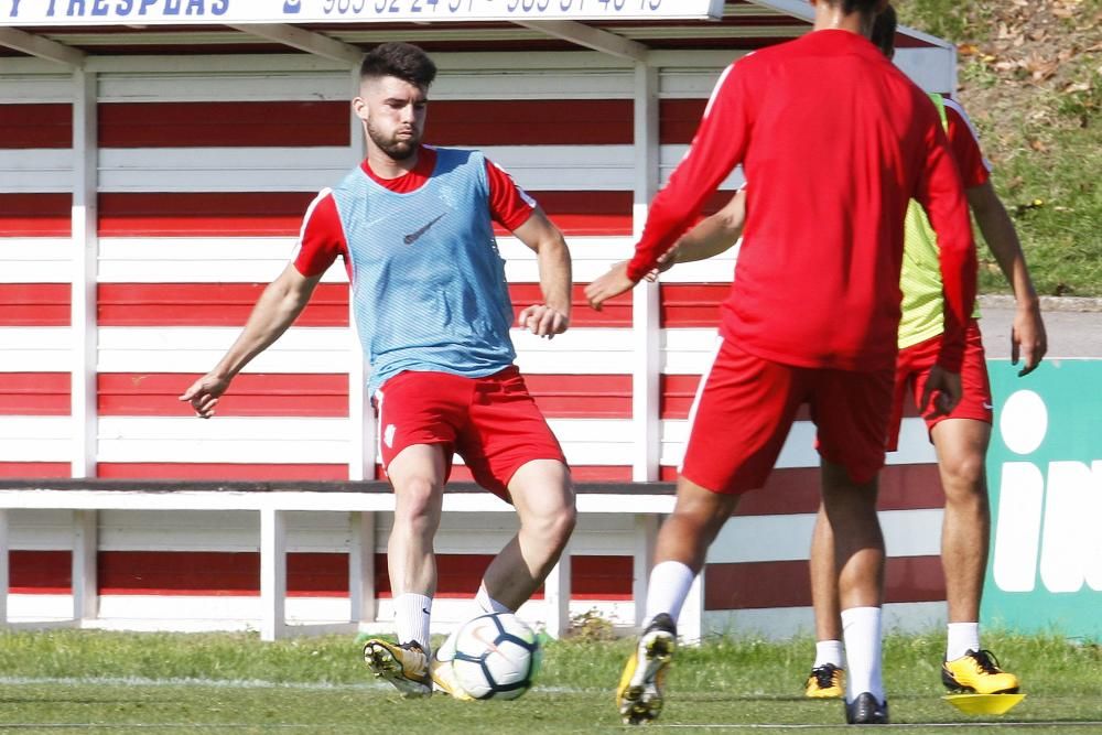 Entrenamiento del Sporting