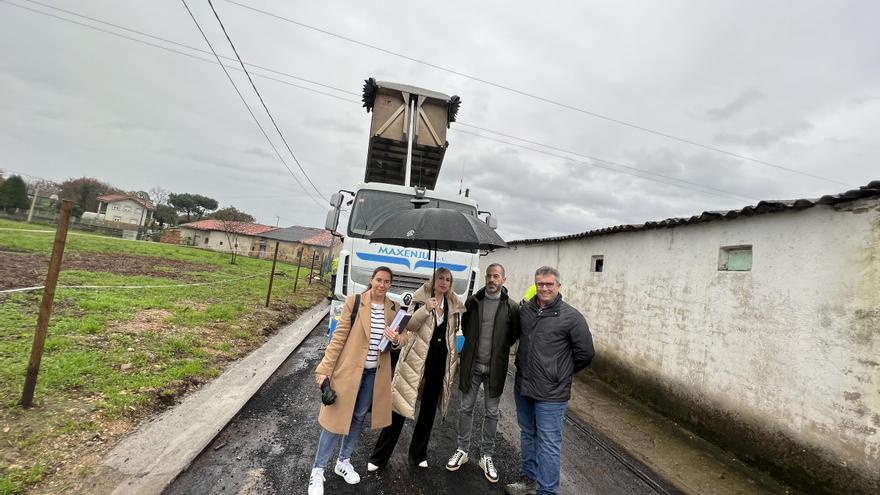 Siero ultima la mejora del saneamiento de Las Folgueras, que da servicio a Parque Principado y a una veintena de viviendas