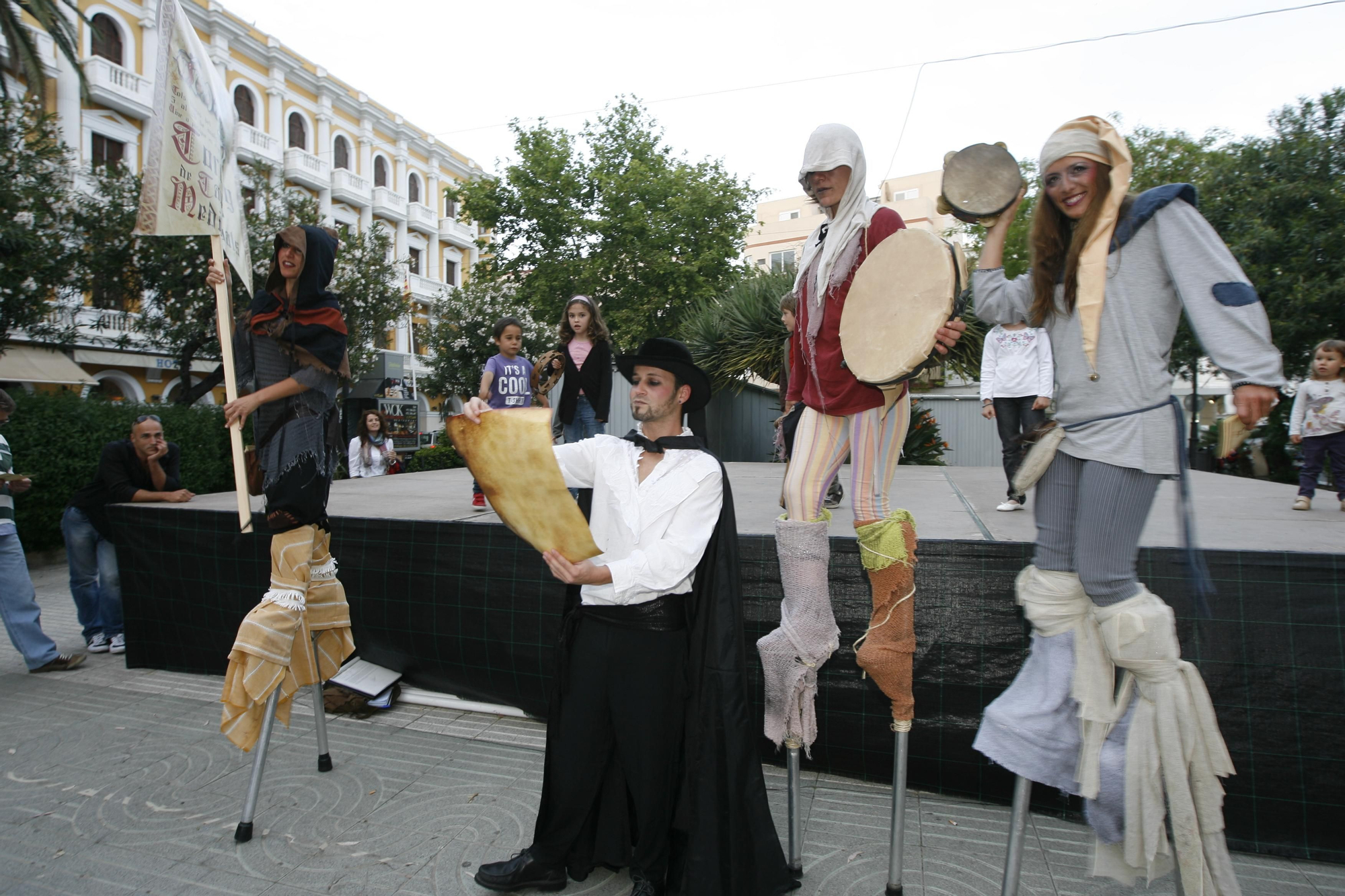 Edición de 2011 de la Feria Medieval de Ibiza.