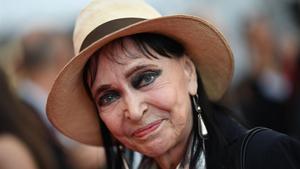 Anna Karina, en el Festival de Cannes, en el 2018.