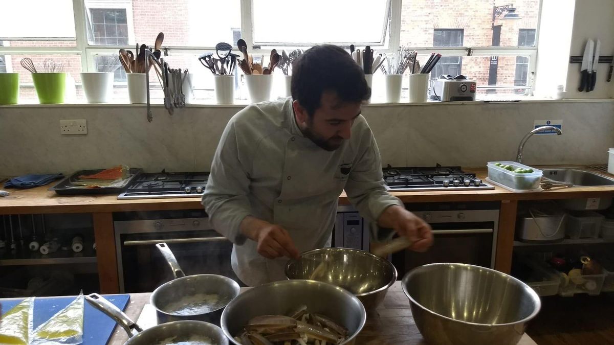 Álvaro Fuentes, el cocinero del Meloxeira.