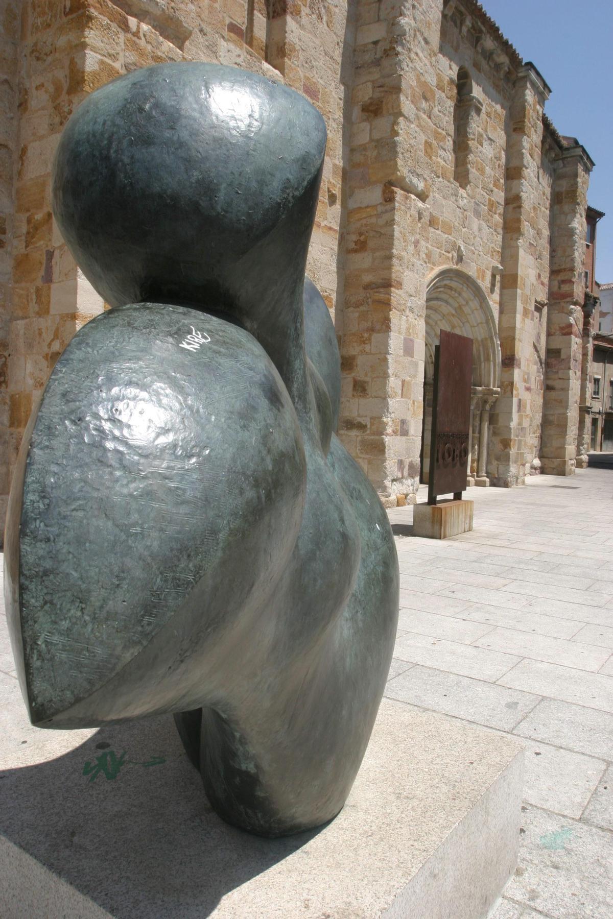 El Museo Baltasar Lobo en su emplazamiento en la iglesia de San Esteban