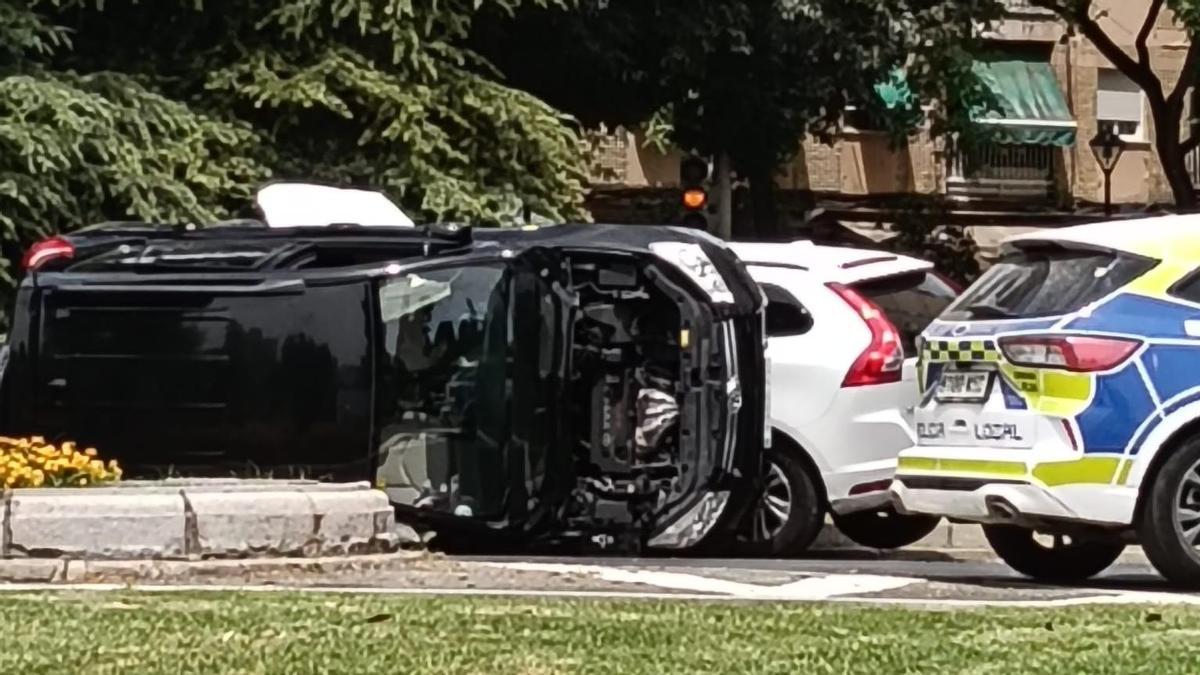 Una imagen del accidente.