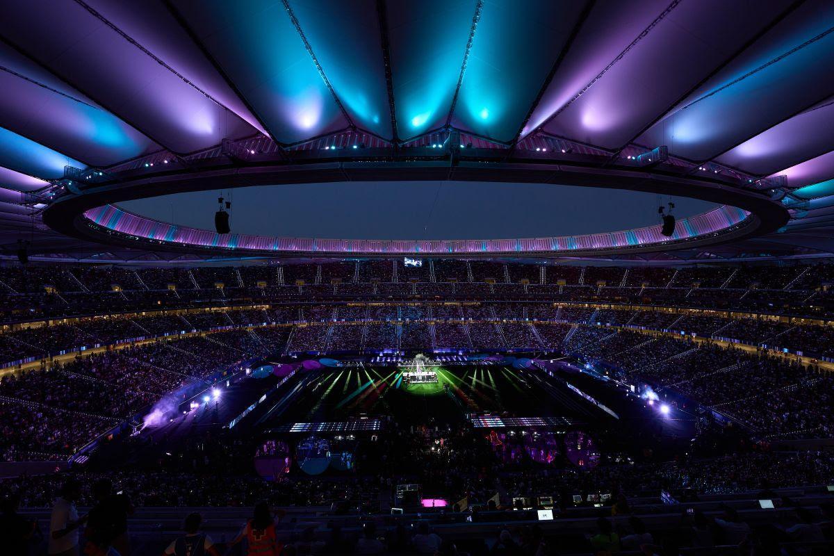 El Cívitas Metropolitano se engalanó para la final four de la Kings League