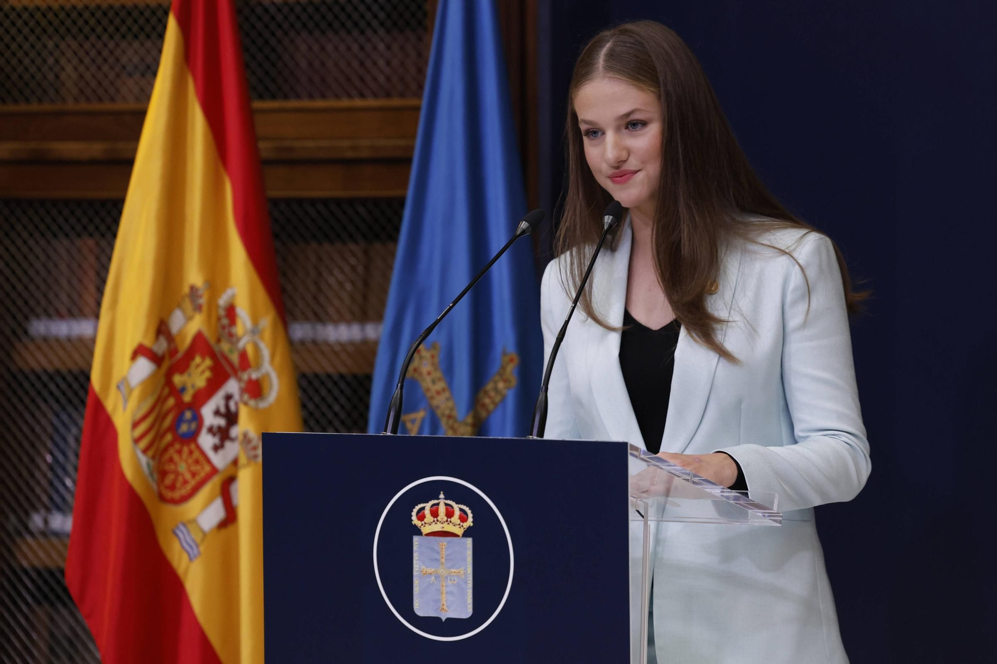 La Princesa Leonor recibe la Medalla de Asturias y el título de Alcaldesa Honoraria de Oviedo.