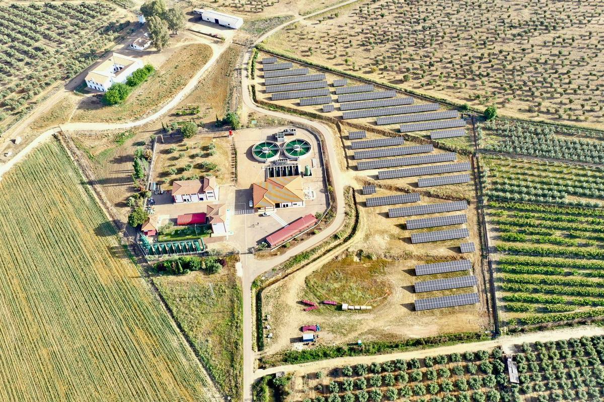 Vista de la ETAP de Vegas Altas, gestionada por Veolia.