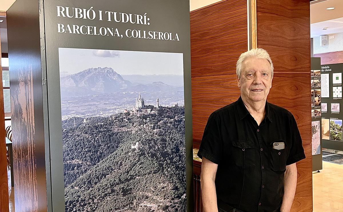 Pep Mascaró, en la exposición dedicada a Rubió i Tudurí en Vil·la Joana