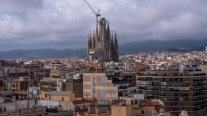 barcelona 19/02/2025 Barcelona. Visita a la promoción de pisos de Glories. - Vistas Sagrada familia, vistas Barcelona, archivo vivienda. AUTOR: JORDI OTIX
