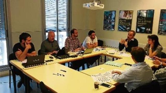 Una sessió de treball dels participants en el nou projecte Smarter, fa uns dies.