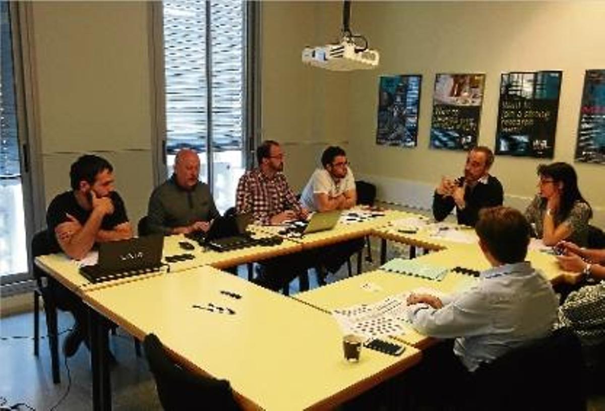 Una sessió de treball dels participants en el nou projecte Smarter, fa uns dies.
