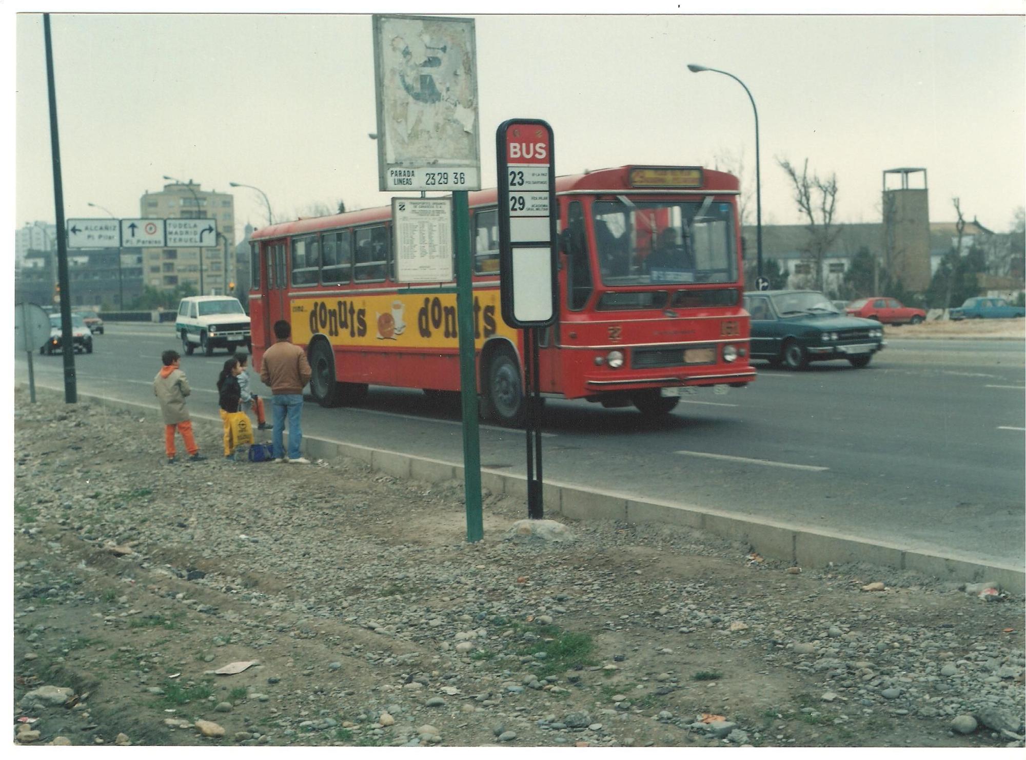 La historia de los buses de Zaragoza