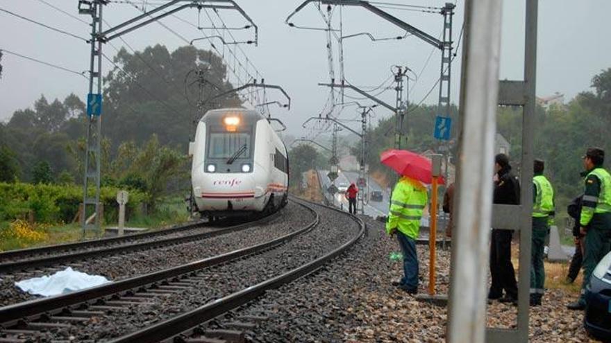 Fallece un hombre arrollado por un tren en Redondela