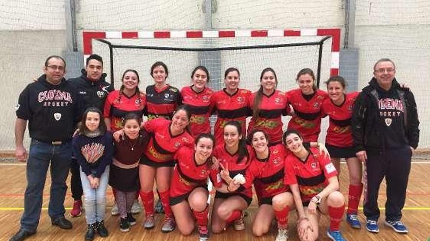 Equipo del Codema femenino campeón de Asturias.