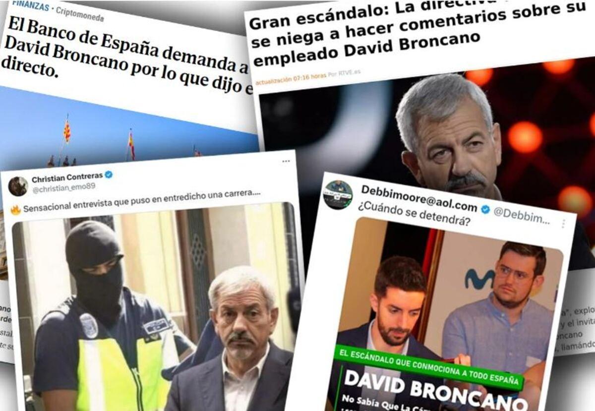 David Broncano y otros presentadores, utilizados fraudulentamente para cometer una estafa
