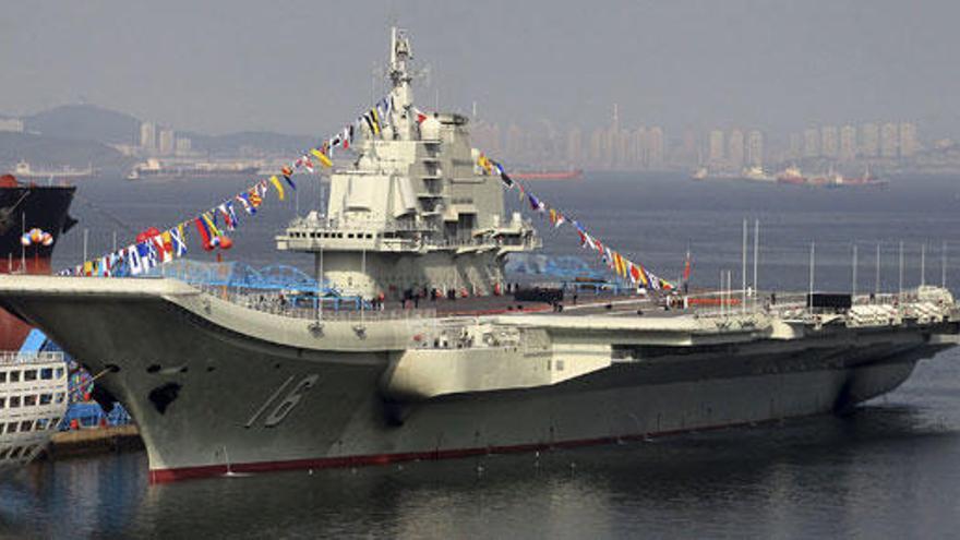 El portaaviones chino, que se llamará Liaoning