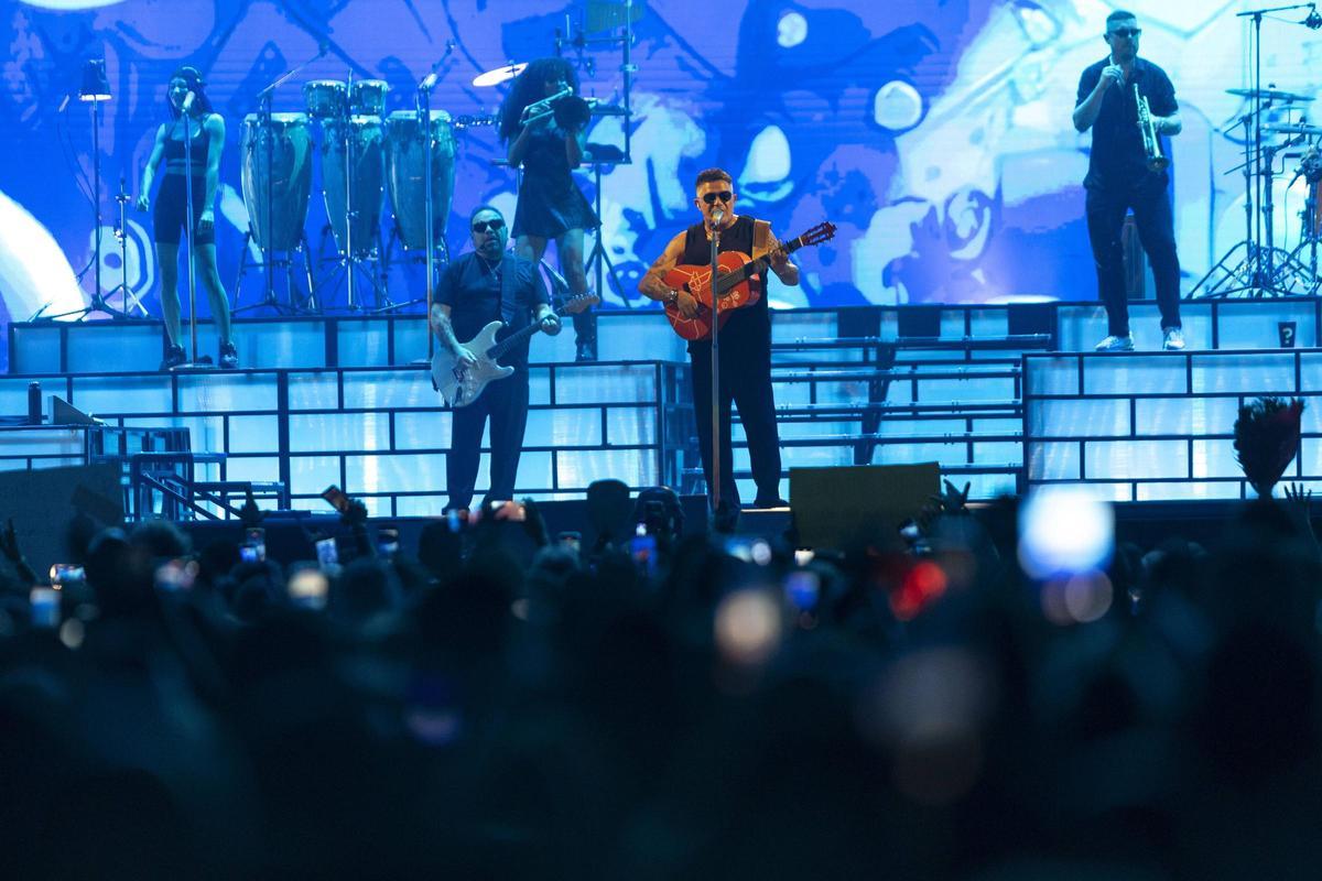 El concierto de Alejandro Sanz en Palma, en imágenes