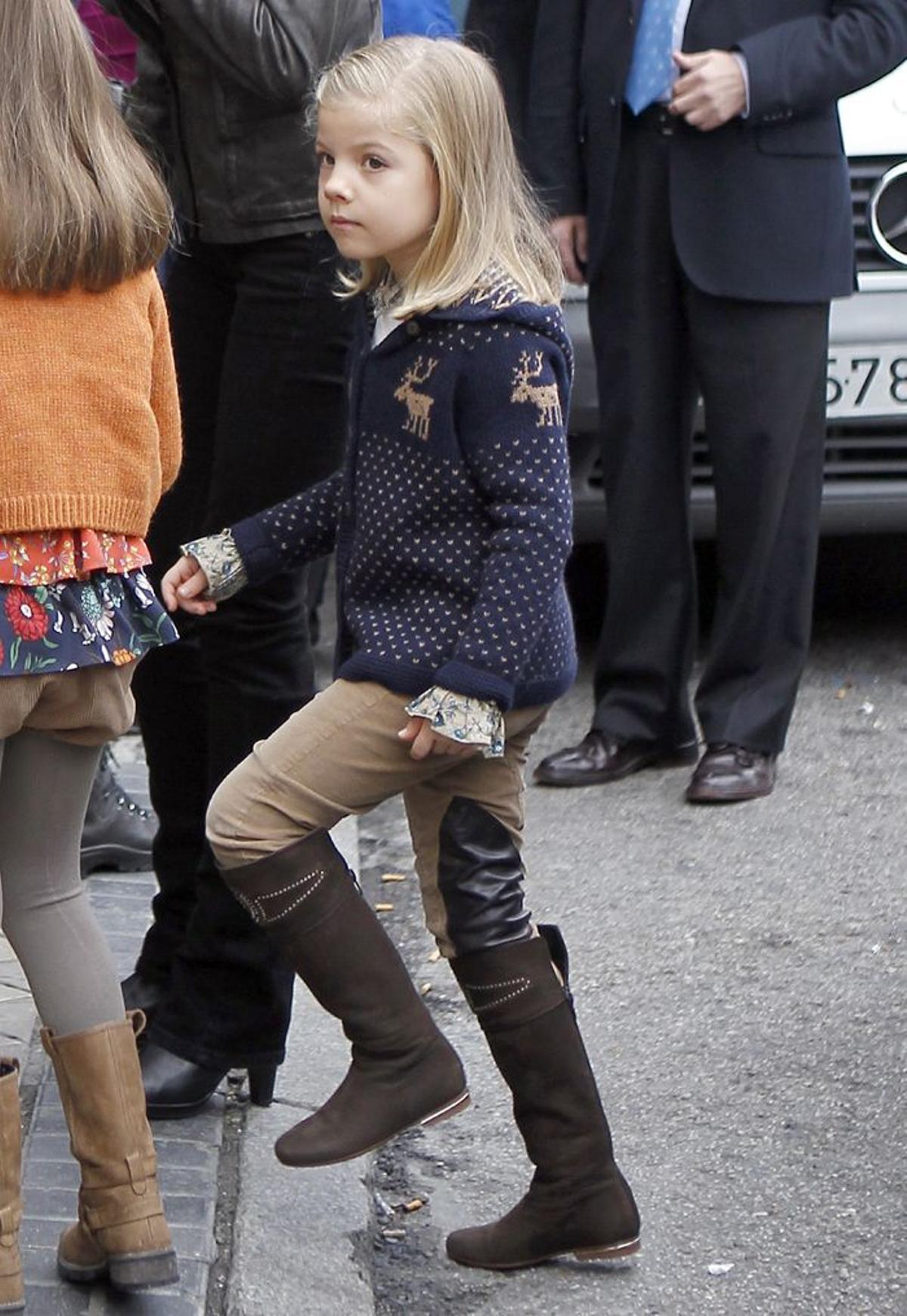 Infanta Sofía, look invernal