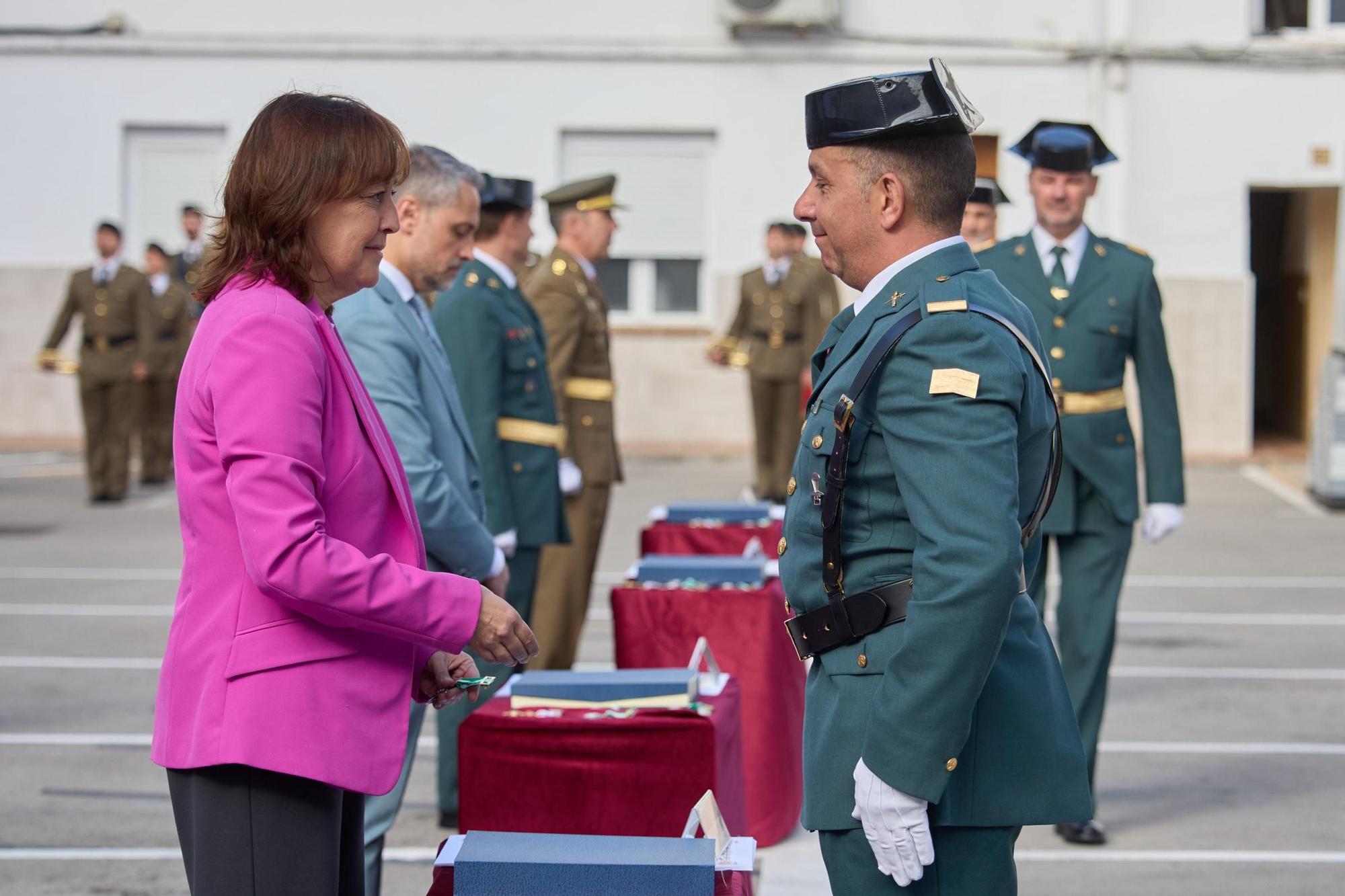 Imatges de la Guàrdia Civil celebrant la seva patrona a Girona