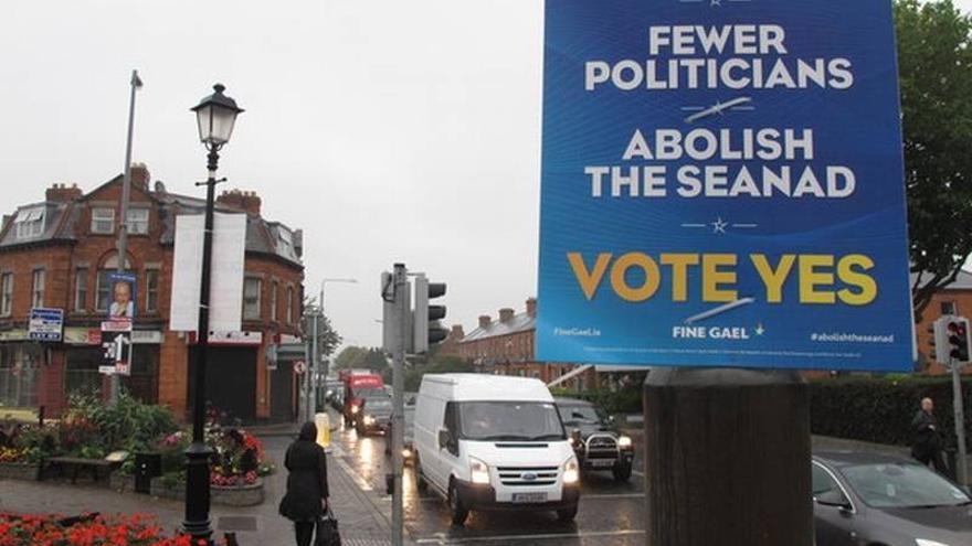 Irlanda decide hoy en referendo si abole el Senado