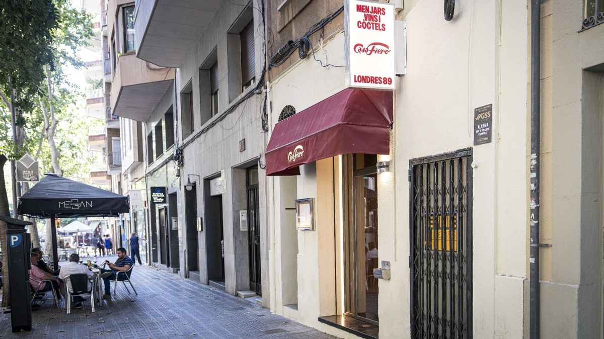 La entrada del restaurante Casa Fiero.