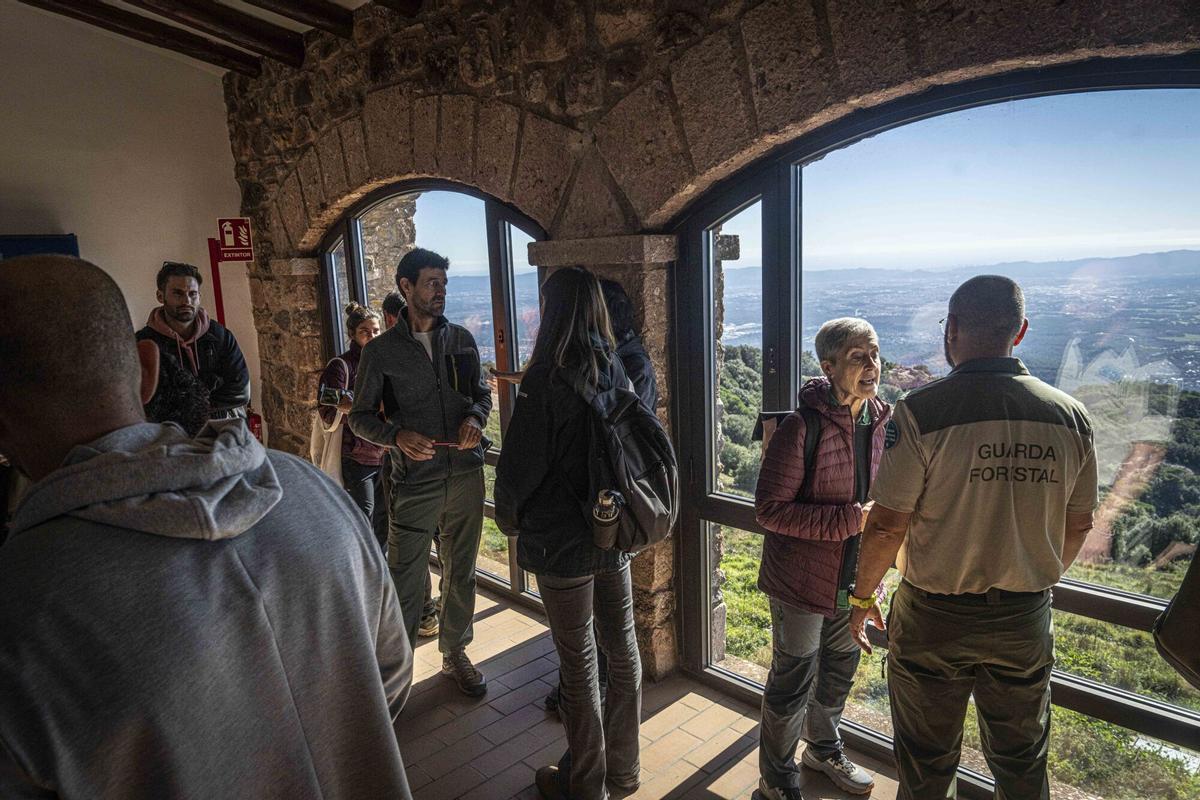 Barcelona, 27/10/2025 La mola. Presentación y visita al nuevo espacio expositivo del conjunto monumental de La Mola, en el Parque Natural de Sant Llorenç del Munt i l’Obac. AUTOR: MANU MITRU