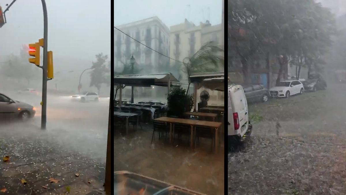 TIEMPO TARRAGONA | Una brutal granizada golpea Tarragona y deja imágenes impactantes