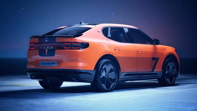 El nuevo Ford CAPRI diseñado a medida para Eric Cantona