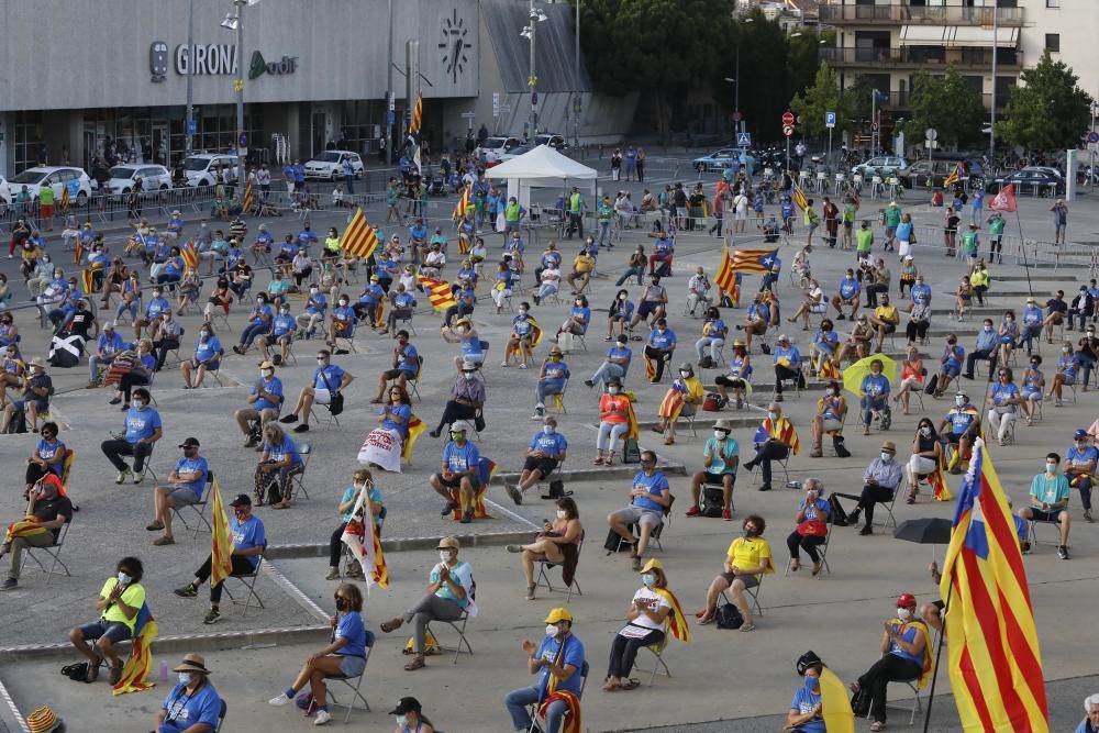 Concentració de l'ANC per la Diada a Girona