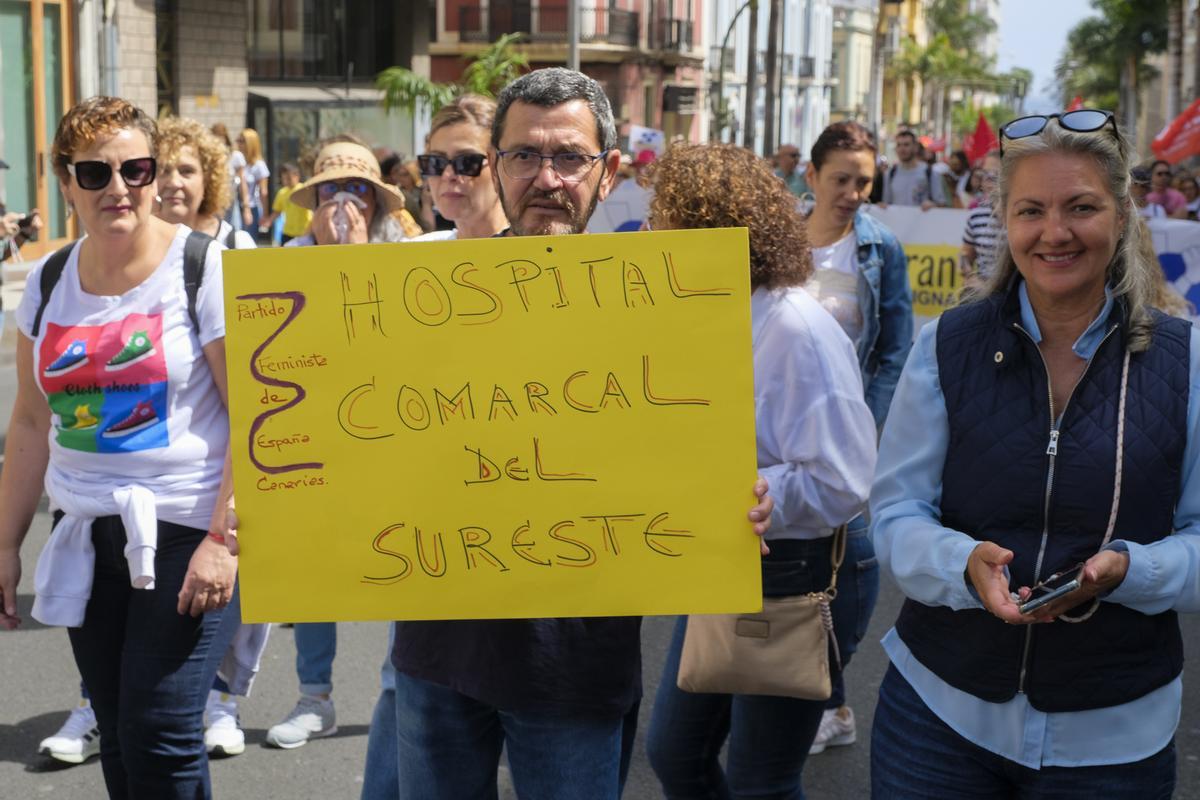 Manifestación en Gran Canaria en defensa de la sanidad pública Manifestación en Gran Canaria en defensa de la sanidad pública